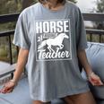Horse Riding Teacher Rider Lover Equestrian Men Women Kids Women's Comfort Colors T-Shirt Gray Horse Riding Teacher Rider Lover Equestrian Men Women Kids Women's Comfort Colors T-Shirt Gray