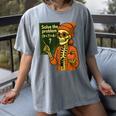 HUGvyn Halloween Skeleton Six Seven 67 Meme PEMDAS Teacher Women's Comfort Colors T-Shirt Gray