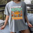 Humor I Teach The Cutest Turkeys Thanksgiving Teacher Women's Comfort Colors T-Shirt Gray Humor I Teach The Cutest Turkeys Thanksgiving Teacher Women's Comfort Colors T-Shirt Gray