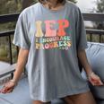 IEP I Encourage Progress Special Education Teacher Graphics Women's Comfort Colors T-Shirt Gray IEP I Encourage Progress Special Education Teacher Graphics Women's Comfort Colors T-Shirt Gray
