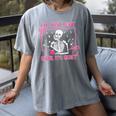 I'Ll Just Wait Until It's Quiet Spooky Teacher Halloween Women's Comfort Colors T-Shirt Gray I'Ll Just Wait Until It's Quiet Spooky Teacher Halloween Women's Comfort Colors T-Shirt Gray