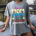 I'm Mom Grandma And A Retired Teacher Nothing Scares Me Men Women Women's Comfort Colors T-Shirt Gray