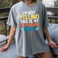 I'm Not Yelling This Is My PE Teacher Voice Women's Comfort Colors T-Shirt Gray I'm Not Yelling This Is My PE Teacher Voice Women's Comfort Colors T-Shirt Gray