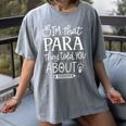 I'm That Paraprofessional They Told You About Retro Teacher Women's Comfort Colors T-Shirt Gray I'm That Paraprofessional They Told You About Retro Teacher Women's Comfort Colors T-Shirt Gray