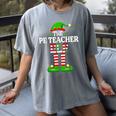 I'm The PE Teacher Elf Christmas Family Matching Women's Comfort Colors T-Shirt Gray I'm The PE Teacher Elf Christmas Family Matching Women's Comfort Colors T-Shirt Gray