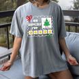 I'm Working For Christmas Break 5 Stars Christmas Teacher Women's Comfort Colors T-Shirt Gray