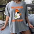 Inclusion Isn't Scary Shirt Halloween SLP Sped Teacher Women's Comfort Colors T-Shirt Gray