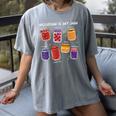 Inclusion Is My Jam Special Education Teacher Para Autism Women's Comfort Colors T-Shirt Gray