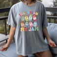 Inclusion Is My Jam SPED Teacher Special Education Life Women's Comfort Colors T-Shirt Gray