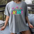 Infant Teacher Floral First Day Back To School Teaching Women's Comfort Colors T-Shirt Gray Infant Teacher Floral First Day Back To School Teaching Women's Comfort Colors T-Shirt Gray