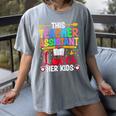Instructional Assistant Loves Her Kids Teacher Assistant Women's Comfort Colors T-Shirt Gray Instructional Assistant Loves Her Kids Teacher Assistant Women's Comfort Colors T-Shirt Gray