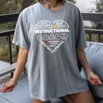 Instructional Coach Heart Teachers Appreciation Women's Comfort Colors T-Shirt Gray Instructional Coach Heart Teachers Appreciation Women's Comfort Colors T-Shirt Gray