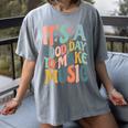 It's A Good Day To Make Music Musician Band Music Teacher Women's Comfort Colors T-Shirt Gray It's A Good Day To Make Music Musician Band Music Teacher Women's Comfort Colors T-Shirt Gray