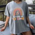 It's A Good Day To Sing Back To School Music Teacher Women's Comfort Colors T-Shirt Gray It's A Good Day To Sing Back To School Music Teacher Women's Comfort Colors T-Shirt Gray