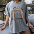 Its A Good Day To Teach Tiny Musicians Music Teacher Rainbow Women's Comfort Colors T-Shirt Gray
