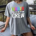 Kinder Crew Shirt Kindergarten Boy Girl Student Teacher Women's Comfort Colors T-Shirt Gray Kinder Crew Shirt Kindergarten Boy Girl Student Teacher Women's Comfort Colors T-Shirt Gray
