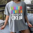 Kindergarten Crew Shirt Kinder Crew Teacher Boy Girl Women's Comfort Colors T-Shirt Gray