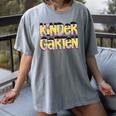 Kindergarten Pencil First Day Of School Teacher Toddler Kids Women's Comfort Colors T-Shirt Gray Kindergarten Pencil First Day Of School Teacher Toddler Kids Women's Comfort Colors T-Shirt Gray