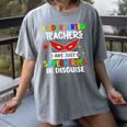 Kindergarten Teachers Are Just Superheroes In Disguise Women's Comfort Colors T-Shirt Gray Kindergarten Teachers Are Just Superheroes In Disguise Women's Comfort Colors T-Shirt Gray