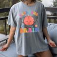 Kiss Your Brain Sped Teacher Appreciation Back To School Kid Women's Comfort Colors T-Shirt Gray Kiss Your Brain Sped Teacher Appreciation Back To School Kid Women's Comfort Colors T-Shirt Gray