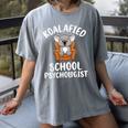 Koalafied School Psychologist Koala Lover Psychology Teacher Women's Comfort Colors T-Shirt Gray Koalafied School Psychologist Koala Lover Psychology Teacher Women's Comfort Colors T-Shirt Gray