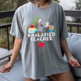 Koalafied Teacher Proud School Teacher Koala Cute T-Shirt Women's Comfort Colors T-Shirt Gray