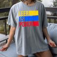 Leer Es Poder Colombian Spanish Teacher Maestra Colombia Women's Comfort Colors T-Shirt Gray Leer Es Poder Colombian Spanish Teacher Maestra Colombia Women's Comfort Colors T-Shirt Gray