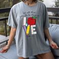 Let All That You Do Be Done In Love Christian Teacher Women's Comfort Colors T-Shirt Gray