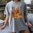 Librarian Turkey Reading Book Fall Thanksgiving Teacher Book Women's Comfort Colors T-Shirt Gray Librarian Turkey Reading Book Fall Thanksgiving Teacher Book Women's Comfort Colors T-Shirt Gray