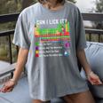 Can I Lick It Periodic Table Chart Science Teacher Cool Meme Women's Comfort Colors T-Shirt Gray Can I Lick It Periodic Table Chart Science Teacher Cool Meme Women's Comfort Colors T-Shirt Gray