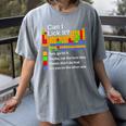 Can I Lick It Periodic Table Chemistry Teachers Women's Comfort Colors T-Shirt Gray