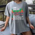 Can I Lick It Periodic Table Science Teacher Chemistry Women's Comfort Colors T-Shirt Gray