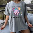 Little Miss Stem Teacher Women's Comfort Colors T-Shirt Gray Little Miss Stem Teacher Women's Comfort Colors T-Shirt Gray
