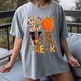 Love Pre-k Teacher Shirts Autumn Fall Pumpkin Fall Leopard Women's Comfort Colors T-Shirt Gray Love Pre-k Teacher Shirts Autumn Fall Pumpkin Fall Leopard Women's Comfort Colors T-Shirt Gray