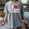 I Love Student Council Student Teacher Women's Comfort Colors T-Shirt Gray I Love Student Council Student Teacher Women's Comfort Colors T-Shirt Gray