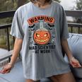 Mad Scientist Pumpkin Science Teacher Halloween Costume Kids Women's Comfort Colors T-Shirt Gray Mad Scientist Pumpkin Science Teacher Halloween Costume Kids Women's Comfort Colors T-Shirt Gray