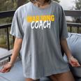 Mahjong Coach Coaching Trainer Teacher Women's Comfort Colors T-Shirt Gray