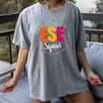 Matching ESE Squad First Last Day Team Teacher Student Tribe Women's Comfort Colors T-Shirt Gray Matching ESE Squad First Last Day Team Teacher Student Tribe Women's Comfort Colors T-Shirt Gray