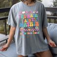 The Math Ain't Mathin Show Your Work Math Teacher Crew Women's Comfort Colors T-Shirt Gray