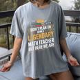 Math Teacher For Algebra Lovers Mathematics Women's Comfort Colors T-Shirt Gray