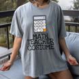 Math Teacher Costume Tshirt Halloween High School Calculator Women's Comfort Colors T-Shirt Gray Math Teacher Costume Tshirt Halloween High School Calculator Women's Comfort Colors T-Shirt Gray