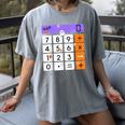 Math Teacher Halloween Costume Calculator Math Pun Women's Comfort Colors T-Shirt Gray Math Teacher Halloween Costume Calculator Math Pun Women's Comfort Colors T-Shirt Gray