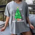 Math Teacher Polygon Christmas Tree Geometry Merry Christmas Women's Comfort Colors T-Shirt Gray Math Teacher Polygon Christmas Tree Geometry Merry Christmas Women's Comfort Colors T-Shirt Gray