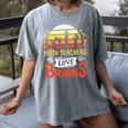 Math Teachers Love Brains Halloween Costume Zombie For Men Women Women's Comfort Colors T-Shirt Gray