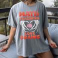 Math Teachers Love Brains Scary Halloween Men Women Women's Comfort Colors T-Shirt Gray