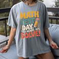 Motivational Math Test Day Shirt Testing Shirts For Teachers Women's Comfort Colors T-Shirt Gray