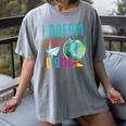 Multilingual Teacher In Dos Idiomas Linguist Language Women's Comfort Colors T-Shirt Gray Multilingual Teacher In Dos Idiomas Linguist Language Women's Comfort Colors T-Shirt Gray