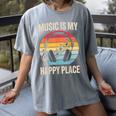 Music For Men Women Music Teacher Music Lover Women's Comfort Colors T-Shirt Gray