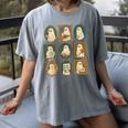 Music Teacher Orchestra Spooky Halloween Ghost Band Women's Comfort Colors T-Shirt Gray