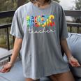 Music Teacher Tie Dye Appreciation Day Hello Back To School Men Women Women's Comfort Colors T-Shirt Gray Music Teacher Tie Dye Appreciation Day Hello Back To School Men Women Women's Comfort Colors T-Shirt Gray